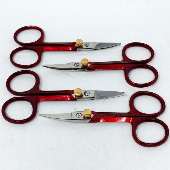 Sally Hansen Premier Spring Powered Locking Curved Blade Nail Scissor - Lot of 4 - Picture 2 of 6